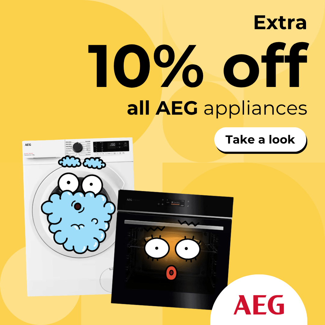 Extra 10% off all AEG appliances